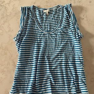 Joie / Striped linen sleeveless top